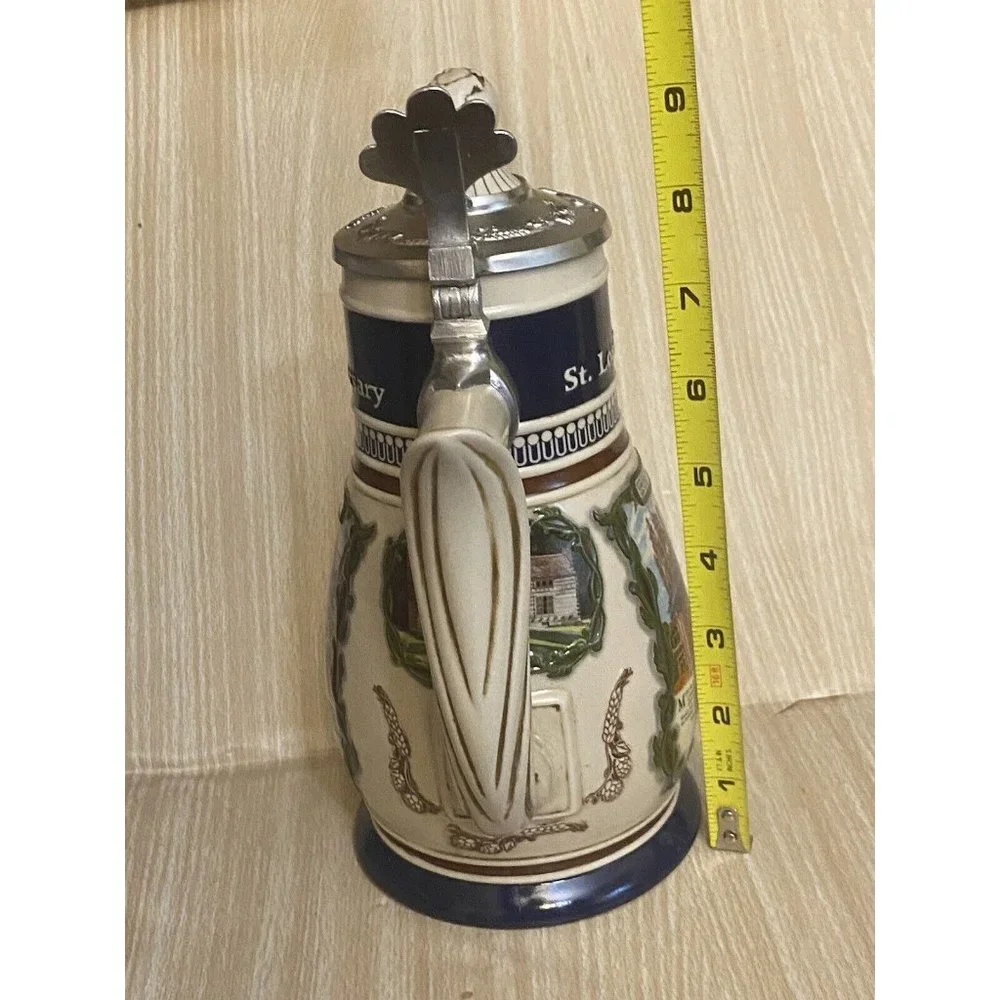 CB28 Anheuser Busch Stein 100th Anniversary St.‎ Louis World’s Fair w/COA 2004